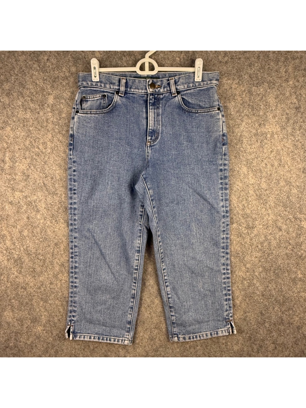 Ralph Lauren Capri Jeans Blue Medium Wash Women Size 6 20.5” Cropped 660